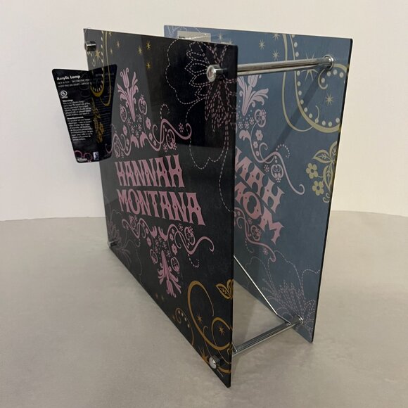 HANNAH MONTANA Vintage Acrylic Lamp Lighted Sign NEW - Picture 2 of 9